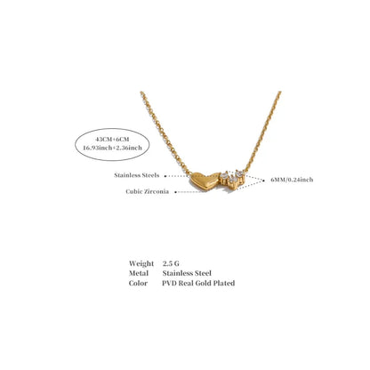 Trio Heart Necklace