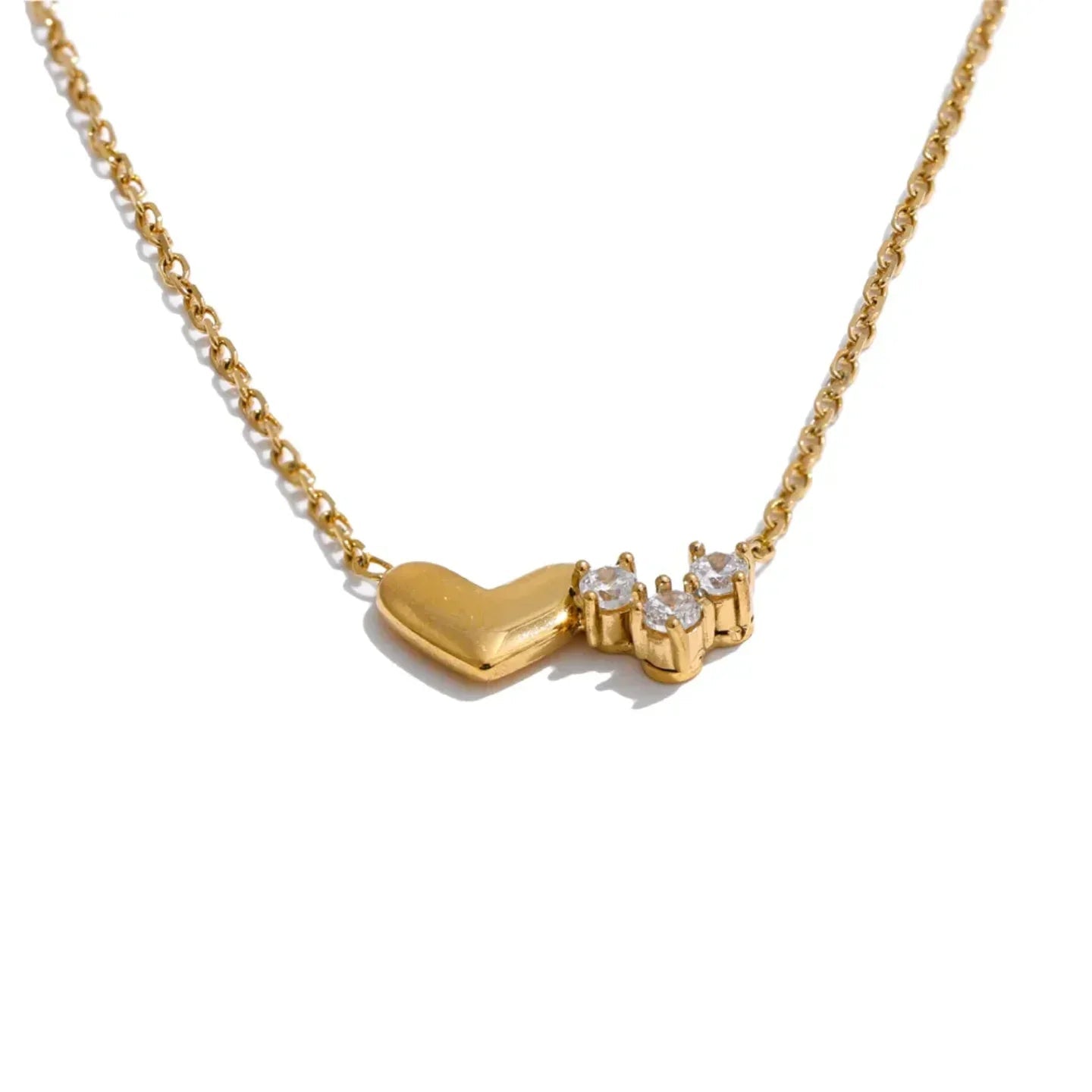 Trio Heart Necklace