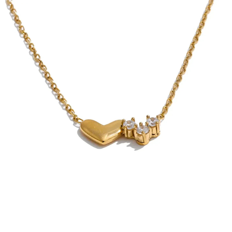 Trio Heart Necklace