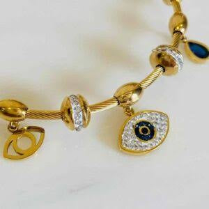 Evil Eye Charm Magnetic Bracelet