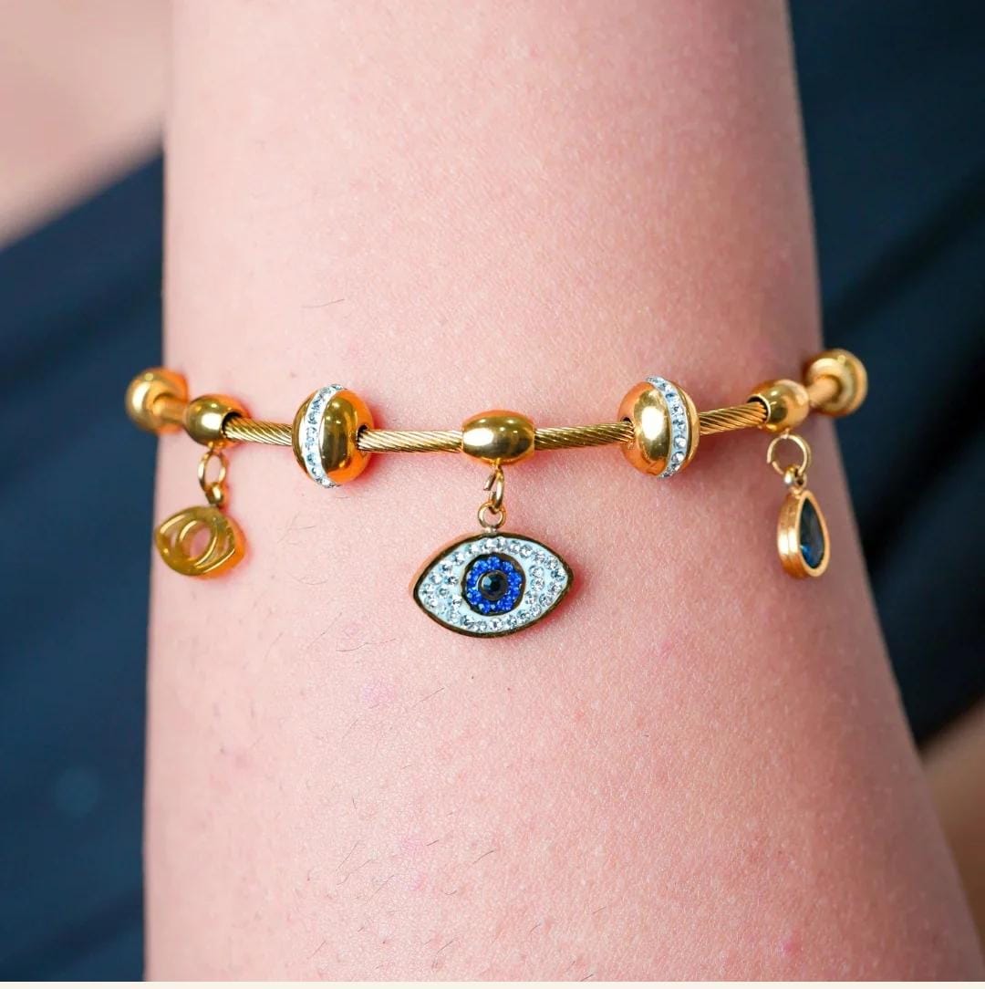Evil Eye Charm Magnetic Bracelet