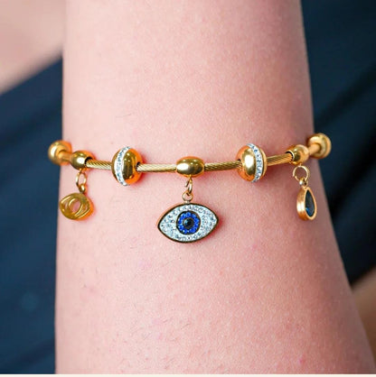 Evil Eye Charm Magnetic Bracelet