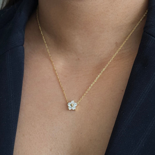 Golden Flower Necklace