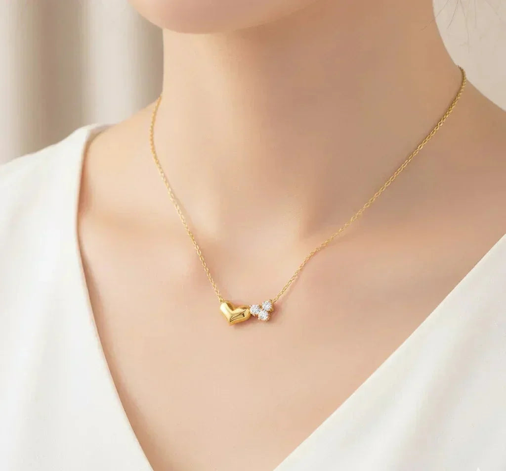 Trio Heart Necklace