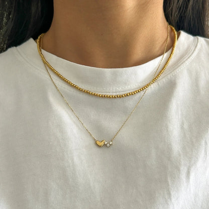 Trio Heart Necklace