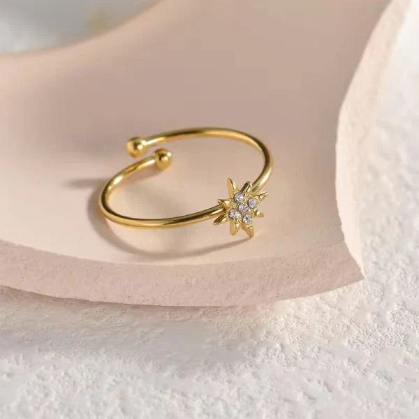 SITARA 18K GOLD PLATED DAINTY RING