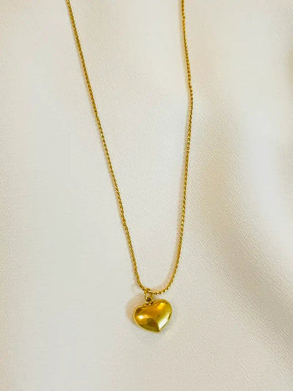 Aubine MOP Heart Necklace