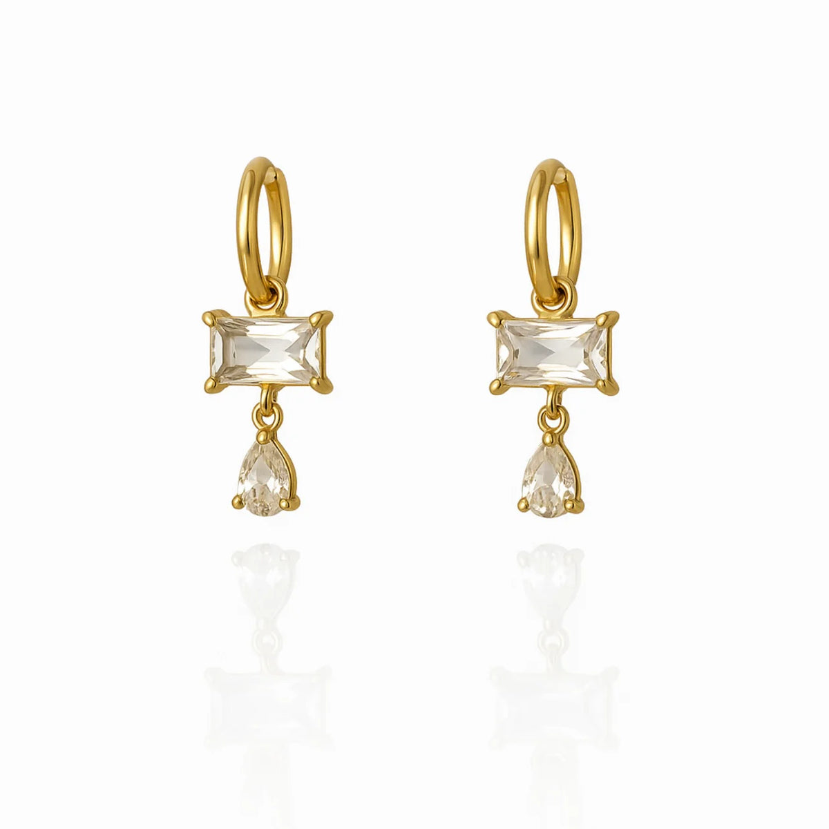 Celeste Crystal Drop Earrings