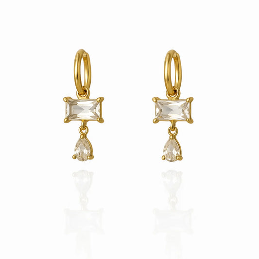 Celeste Crystal Drop Earrings