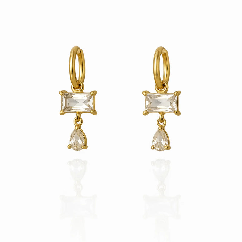 Celeste Crystal Drop Earrings
