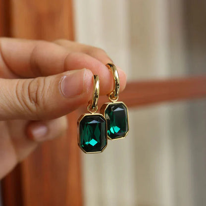 Emerald Drop Earrings