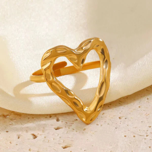 Irregular Heart Shaped Ring