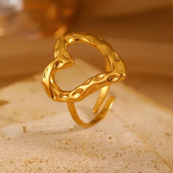 Irregular Heart Shaped Ring