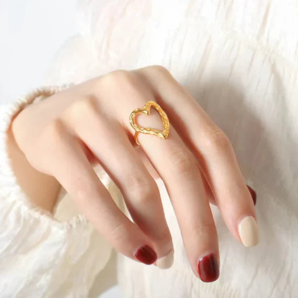 Irregular Heart Shaped Ring