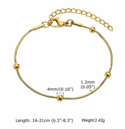 Beaded Chain Bracelet