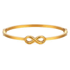 Infinity Bangle Bracelet ( Small Size )